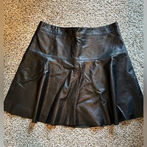 Banana Republic | Leather mini skirt